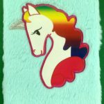 Beautifully printed Unicorn plush soft fur diary