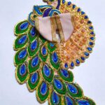 laddu gopal mor pankh dress