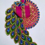 peacock feather dress