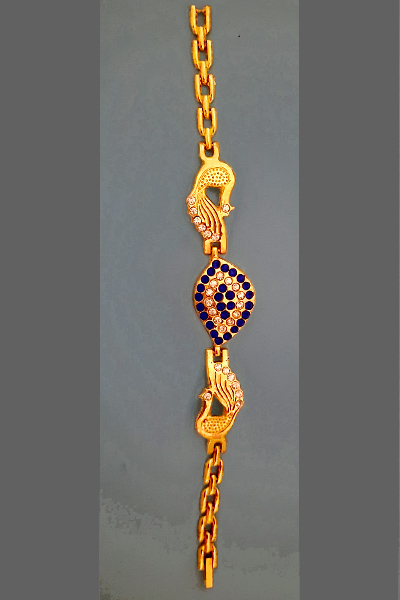 Womens Swarovski Crystal and Gold Plated Peacock Bangle Bracelet -  Walmart.com